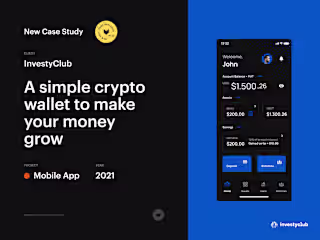 A simple crypto wallet to make your money grow