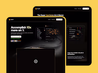 Web Design & Framer Development for SuperX Landing Page