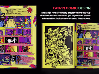 FANZIN COMIC DESIGN