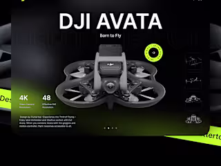 Drone Website design 