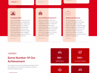 Software Agency Website Design