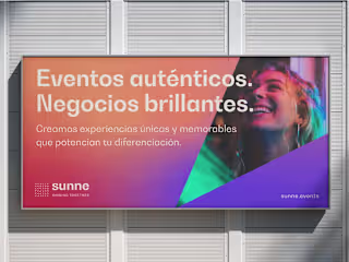 New Brand Strategy & Design for Corporate Events Company 