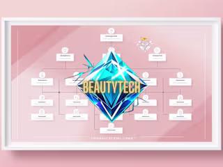 Beauty's organizational hierarchy chart