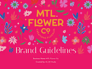 Branding Design for Flowers store 