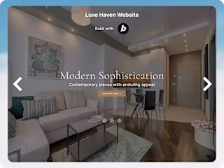 LuxeHaven Luxury Home Decor Website