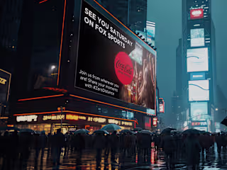 Campaign Strategy & Creative Design for Coke Zero x FOX Sports