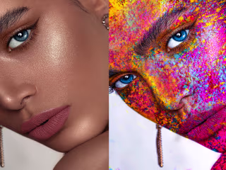 Achieve visual effects through photo editing and manipulations