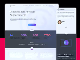 Ocumeda Website Relaunch