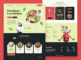 GreenBits : Healthy Food Prep and Delivery Website