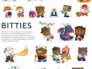 Characters and Props Design for 2D Art Game