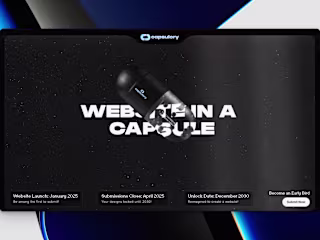 Capsulory - Site of The Year Awards Framer