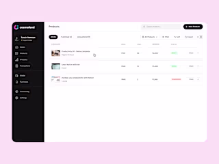 Product Listing Page - SaaS Web Design