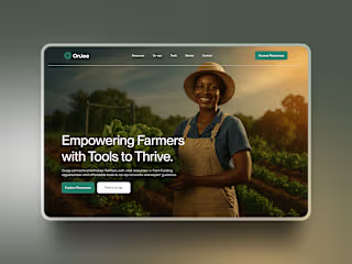 Ounje Farmer Resource Hub Design and Prototype