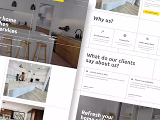 Website For A Renovation Company (Branding + Development)