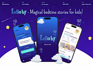 Lullabay - Magical bedtime stories for kids! | UI/UX