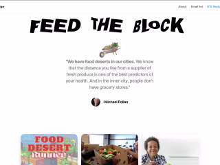 Feed the Block Campaign / Fighting Food insecurity in the Bronx 