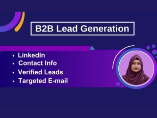 I will provide b2b lead generation for any company