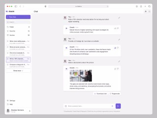 Chat AI Assistant Platform Web App