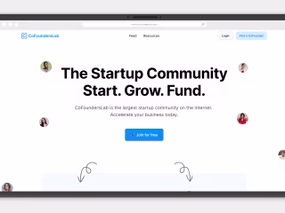 Co-founders Lab | Web Redesign