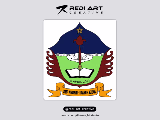 Design Logo Smp Negeri 1 Kayen Kidul