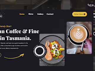 Dandy Lane Cafe Web Design