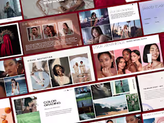 Beauty & Skincare brand film pitch deck 