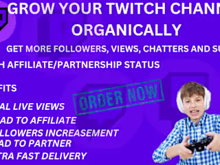 Twitch Channel Growth and Engagement Promotion