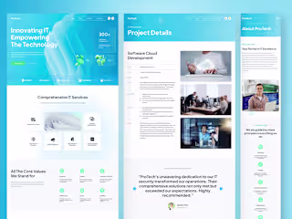 IT Company Framer Website