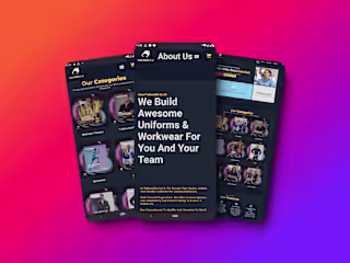 Tailored2u WordPress E-commerce Website made with Elementor Pro.