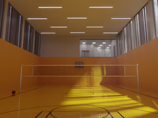Rendering of a school's sports field project