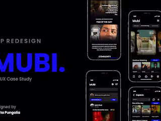 MUBI App Redesign (UI\UX Case Study) :: Behance