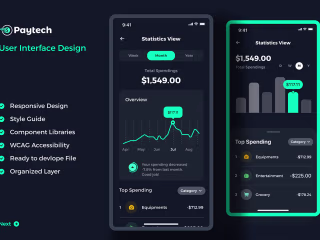 Fintech Mobile App User Interface Design on Behance