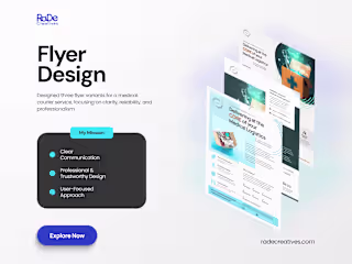 Medical Courier Service Flyer Design