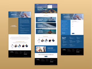 Logistic & Shipping Company Profile Website