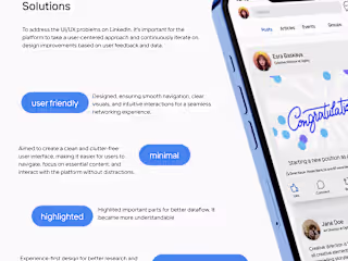 💼 LinkedIn App Redesign I UI / UX 