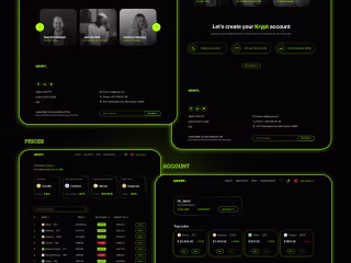 Krypt. Platform for trading