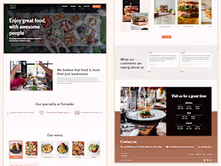 Turnpike Market - Landing Page Design