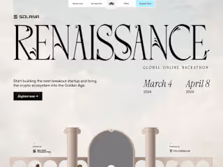 Renaissance Svelte and TailwindCSS