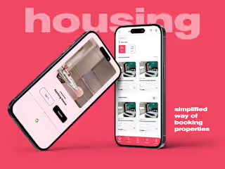 UI / UX design - housing platform