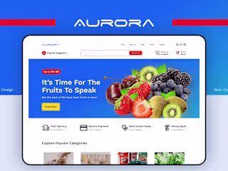 Aurora - Ecommerce Web Design