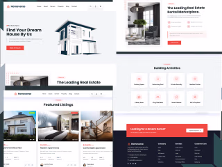 Landing Web Page For A "Real-Estate Company"