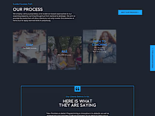 Coaching Website Redesign | WordPress | Elementor