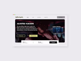 Anime Streaming Service: Concept