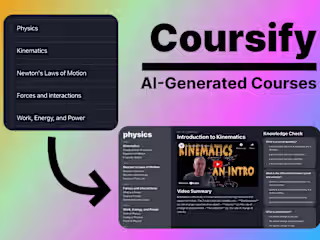 Coursify | AI-Generated Courses