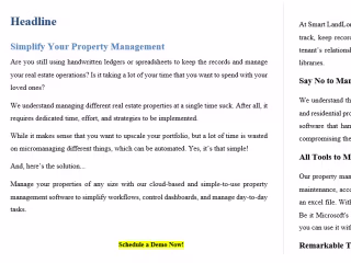 Smart Landlord - Simplify Your Property Management 