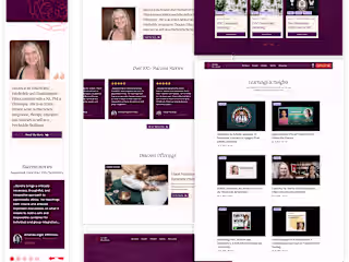 Branding, UI/UX Design & Webflow development | Sandra Dreisbach