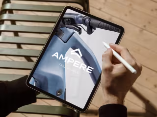 Ampere Vehicles Brand Identity Design
