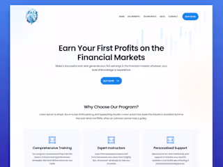 Forex Landing Page Design 