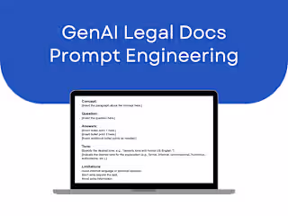 GenAI Legal Docs Prompt Engineering