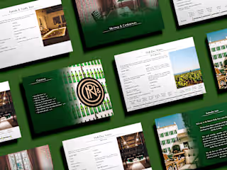 Premium Brochure for Touristic Tours in a Vermouth Cellar